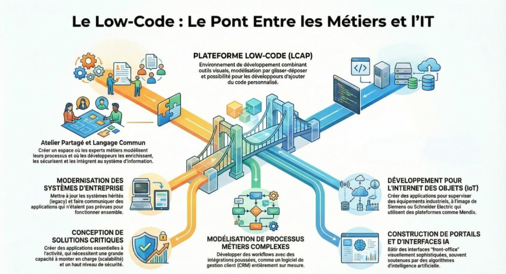 Le low‑code : le développement augmenté pour l’entreprise