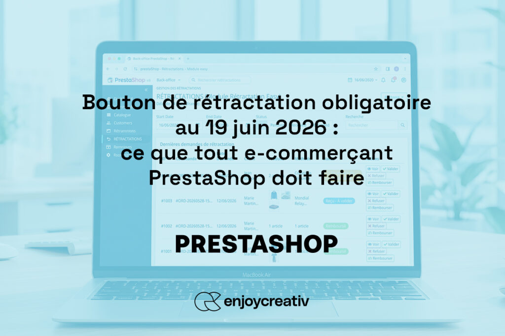Module prestashop bouton de rétractation